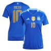 Officiële Voetbalshirt Argentinië Messi 10 Uit 2024 - Dames